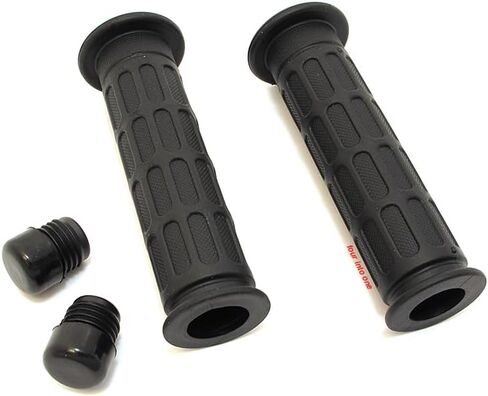 Black Super Bike Grips - Open End - 7/8" - Motorcycle/ATV in Kuwait
