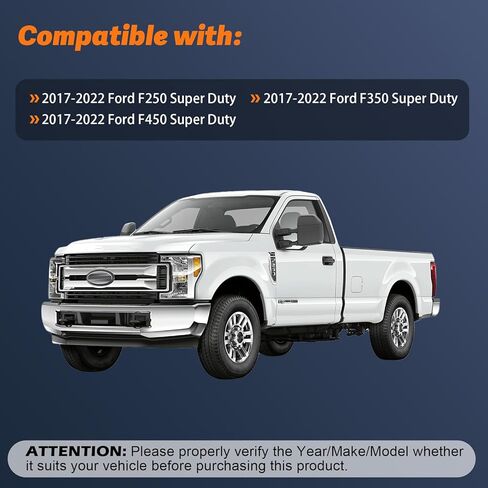 Tailgate Handle with Rear Parking Assist Camera Compatible with 2017-2022 F250 F350 F450 Super Duty Replaces HC3Z-9943400-NB HC3Z-9943400-NA (Without Release Button) in Saudi Arabia