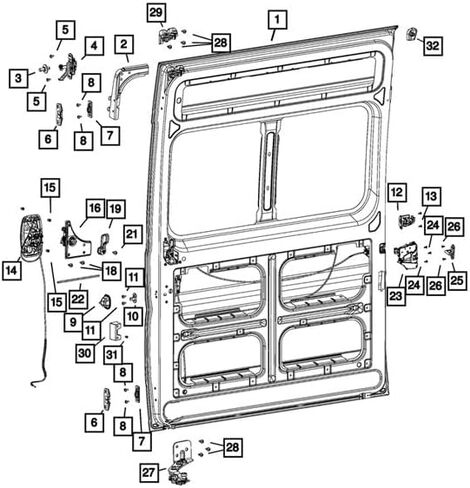 Mopar 1ZQ02JXWAA HANDLE SLIDING DOOR in Kuwait