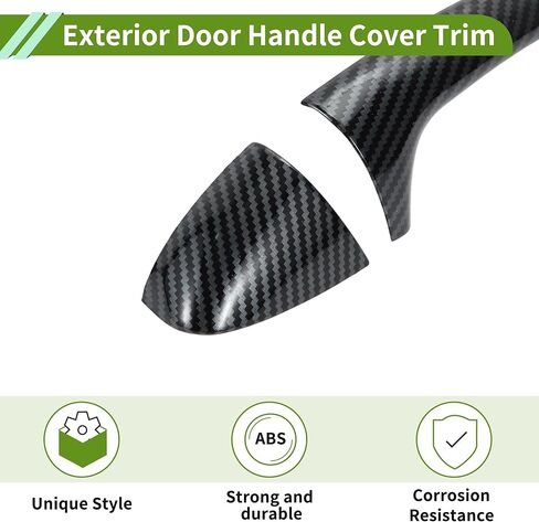 Exterior Door Handle Cover Trim Front Left Front Right Rear Left Rear Right Door Handle Cover for Mercedes-Benz C Class W205 2015-2021 in Kuwait