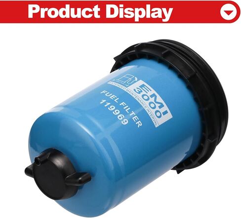 11-9967 & 11-9969 Fuel Filter Kit Spin-On Fuel Filter Compatible with Thermo King Precedent S Series S-600 S-610DE S-610M S-700 S-750i Replaces 119967 119969 in Kuwait