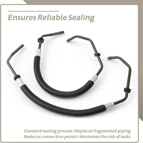 5005204AG 624-284 Transmission Oil Cooler Pressure Return Hose Tube Line Assembly Replacement for Dodge Grand Caravan 2008-2020 for Chrysler Town & Country 2008-2016 for Ram C/V 2012-2015 in Kuwait