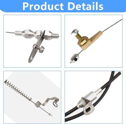 KD-2AODU Kickdown Cable Kit Compatible with Ford AOD Transmission for Bronco,E-150/E-250 Econoline,F-150/F-250 1981-1993 Replace KD-2AODU KD2AODU Black TV Cable Assembly in Saudi Arabia