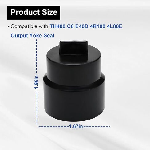 مجموعة قابس غطاء العمود الخلفي لمخرج ناقل الحركة المتوافقة مع ختم نير الإخراج TH400 4L80E C6 E40D 4R100 (5 قطع) in Kuwait