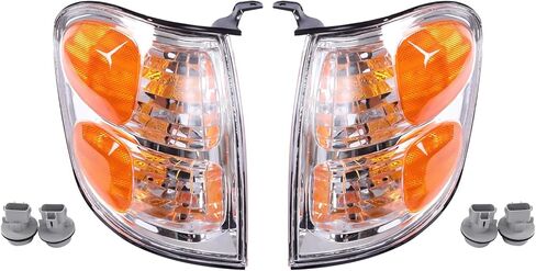 Turn Signal Light For 2004 Toyota Tundra Plastic Lens, Left Driver and Right Passenger Side Front Turn Signal Light, OEM 81520-0C020 81510-0C020 in Kuwait