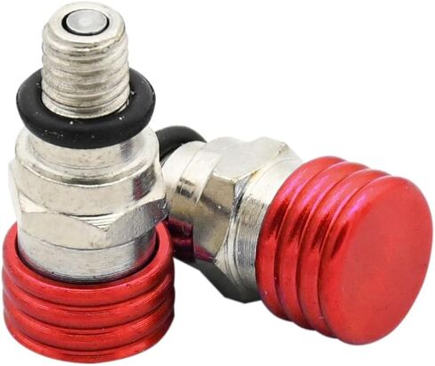 M5x0.8 Fork Valve For Kawasaki FOR Honda CR 80 85 125 CR250 CR500 CRF150R CRF250R CRF250X distintivo(M5 Red) in Kuwait