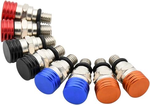 M5x0.8 Fork Valve For Kawasaki FOR Honda CR 80 85 125 CR250 CR500 CRF150R CRF250R CRF250X distintivo(M5 Red) in Kuwait