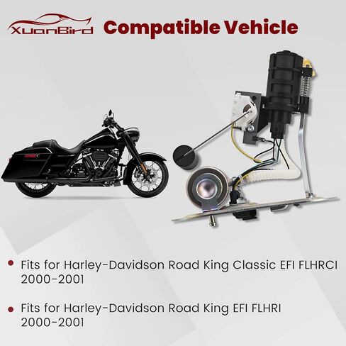 75127-00A Fuel Pump Assembly Fits for Harley-Davidson Road King Classic EFI FLHRCI/EFI FLHRI 2000-2001, 7512700A, 75076-00, 61744-00A in Saudi Arabia