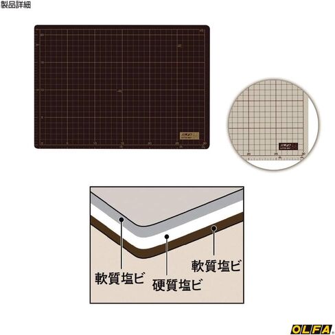 Olfa OLFA Cutter Mat A4 225x320x2mm 134B in Kuwait