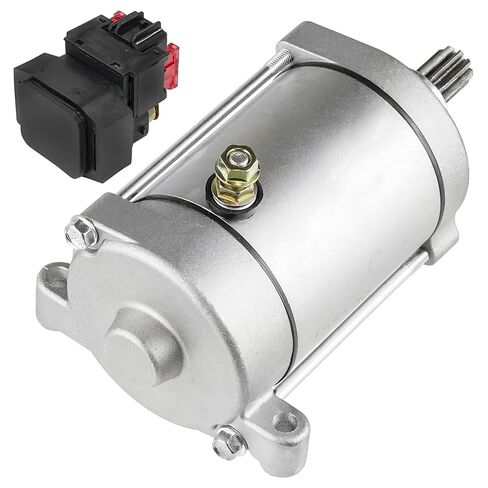 Caltric Starter W/Relay Solenoid Compatible with Yamaha Rhino 700 Yxr700F Yxr700 4X4 2008-2013 in Kuwait