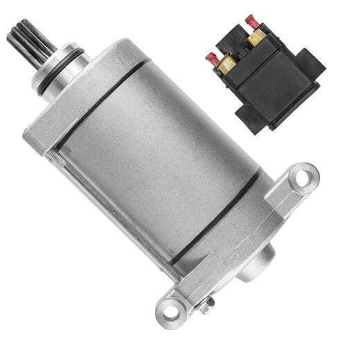 Caltric Starter W/Relay Solenoid Compatible with Yamaha Rhino 700 Yxr700F Yxr700 4X4 2008-2013 in Kuwait
