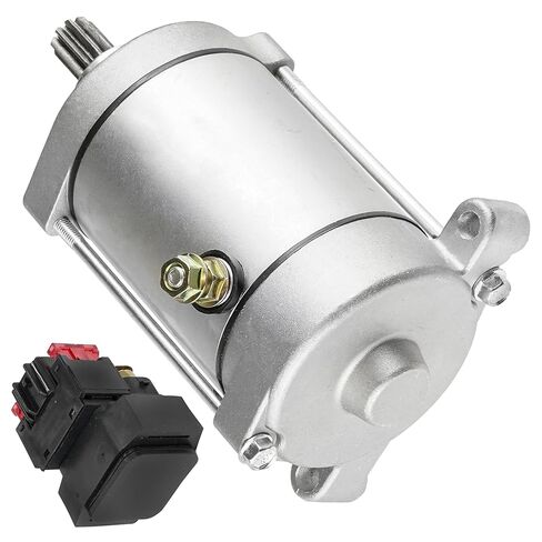 Caltric Starter W/Relay Solenoid Compatible with Yamaha Rhino 700 Yxr700F Yxr700 4X4 2008-2013 in Kuwait