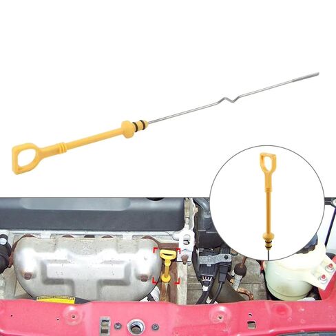 Automotive Oil Level Gauge Compatible with Chevrolet for Aveo 2004 2005 2006 2007 2008 2009 2010 2011 Car Engine Oil Dipstick Accessories OEM: 96376263 in Kuwait