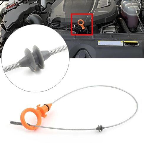 Automotive Oil Level Gauge Compatible with VW for Rabbit 2006 2007 2008 2009 Engine Oil Level Dipstick Measuring Tool OEM 07K115611M in Kuwait