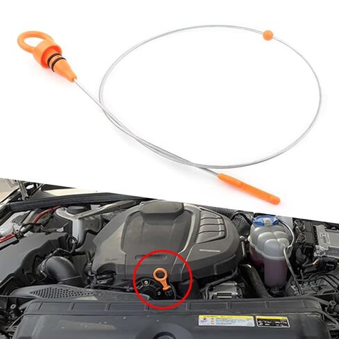 Automotive Oil Level Gauge for A2 2000 2001 2002 2003 2004 2005 Car Engine Oil Fluid Level Dipstick Accessories Replacement OEM：8Z0115611E in Kuwait