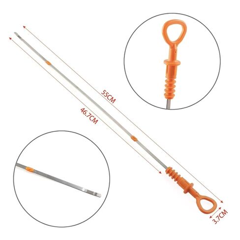 Automotive Oil Level Gauge Compatible with Vw for Beetle for L4 2000 2001 2002 for Golf 2000 2001 2002 2003 2004 2005 2006 Car Engine Oil Dipstick OEM: 06B115611R in Kuwait