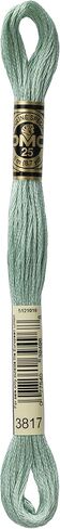 DMC 117MC-3817 Embroidery Floss, Cotton, 3817 Green, 8 Metres in Kuwait