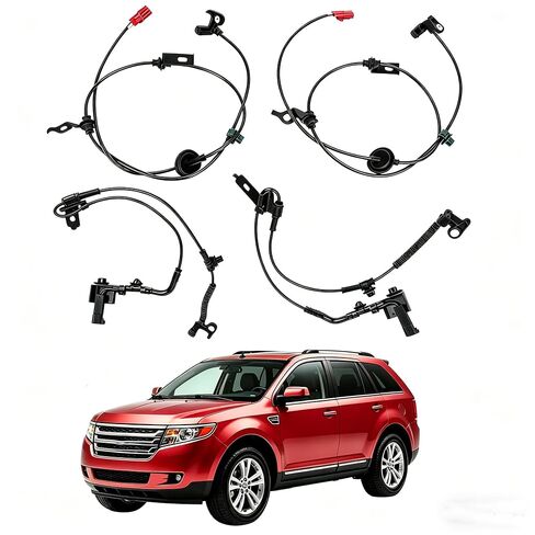 4Pcs ABS Wheel Speed Sensors Front Rear Wheel Compatible for Ford Fusion 2010-2012 Replaces AE5Z2C205B AE5C2C204AC 6E5Z2C187AA 6E5Z2C182AA in Kuwait