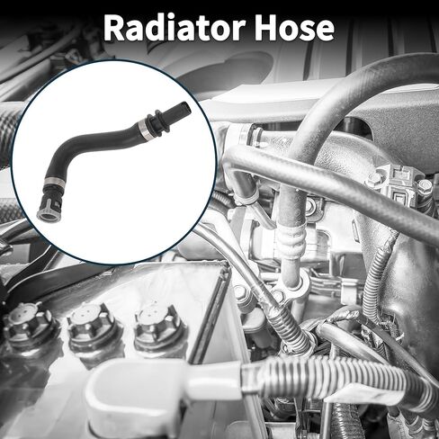 Radiator Hose Heater Hose No.30636987 for Volvo S40 2004-2013 Black Rubber 1 Pc Warm Air Outlet Pipe Good Sealing in Kuwait