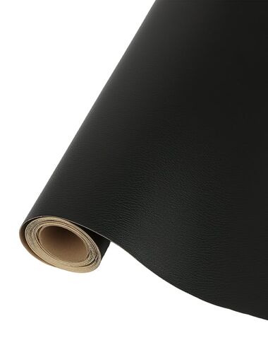 Leather Repair Patch,17x54 Inch Self-Adhesive Vinyl Repair Tape,Large Black PU Patch for Couch,Sofa, Furniture,Car Seat,Office Chair,Handbag (Black) in Saudi Arabia