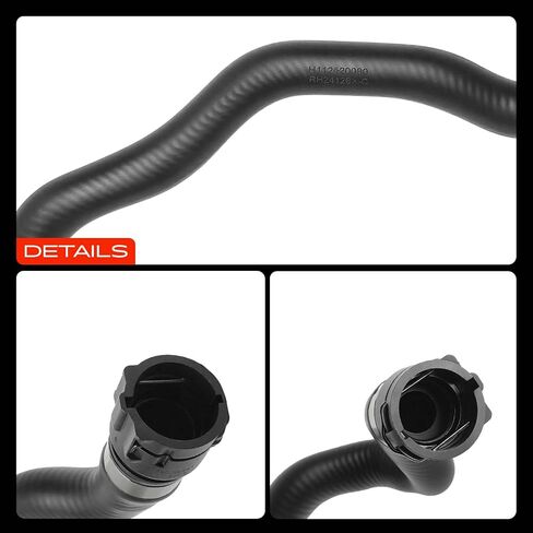 A-Premium Radiator Coolant Hose Compatible with BMW E60 525i 2004, E39 525i 2003, E39 525i 2001-2002, E39 528i 1996-2000, E39 530i 2001-2003, 2.5L 2.8L 3.0L, Replace# 11531438634 in Kuwait