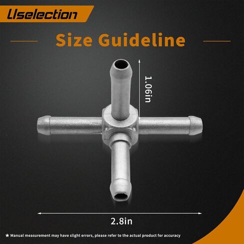 Uselection Replacement for 6Q0121619 Aluminum Coolant Hose Connector Flange Replacement For Audi A3 VW Golf Jetta Caddy Touran Seat Skoda in Saudi Arabia