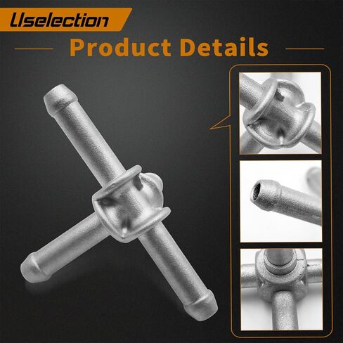 Uselection Replacement for 6Q0121619 Aluminum Coolant Hose Connector Flange Replacement For Audi A3 VW Golf Jetta Caddy Touran Seat Skoda in Saudi Arabia
