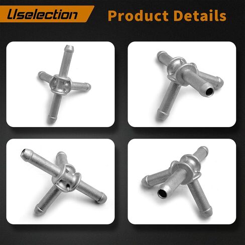Uselection Replacement for 6Q0121619 Aluminum Coolant Hose Connector Flange Replacement For Audi A3 VW Golf Jetta Caddy Touran Seat Skoda in Saudi Arabia