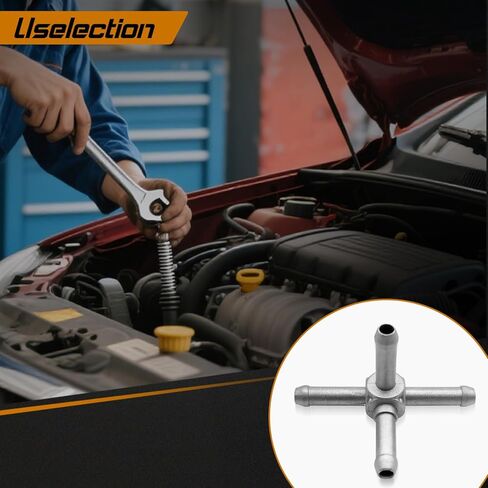 Uselection Replacement for 6Q0121619 Aluminum Coolant Hose Connector Flange Replacement For Audi A3 VW Golf Jetta Caddy Touran Seat Skoda in Saudi Arabia