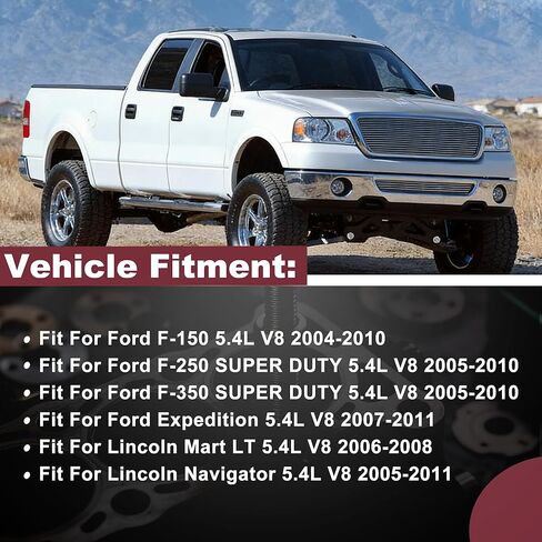 5.4 Timing Chain Kit with Valve Cover Gasket Set Fit for Ford F-150 F-250 F-350 Super Duty Expedition Lincoln Mart LT Lincoln Navigator 5.4L 3V 2004-2011 Replace#VS50687R TK4170 TS391SB in Kuwait