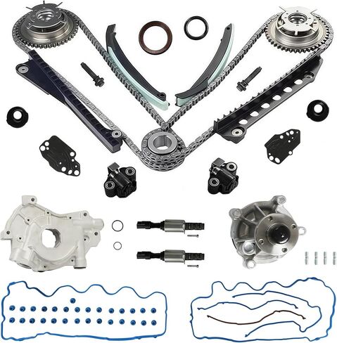 5.4 Timing Chain Kit with Valve Cover Gasket Set Fit for Ford F-150 F-250 F-350 Super Duty Expedition Lincoln Mart LT Lincoln Navigator 5.4L 3V 2004-2011 Replace#VS50687R TK4170 TS391SB in Saudi Arabia