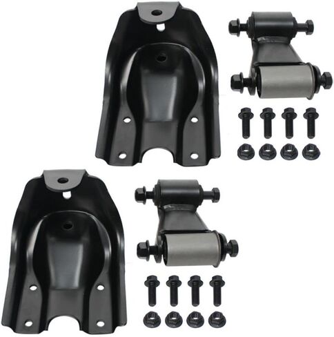 Rear Leaf Spring Shackle Hanger Bracket Pair Compatible with 1988–1997 Chevy/GMC C1500 C2500 – Replaces 722-102 in Saudi Arabia