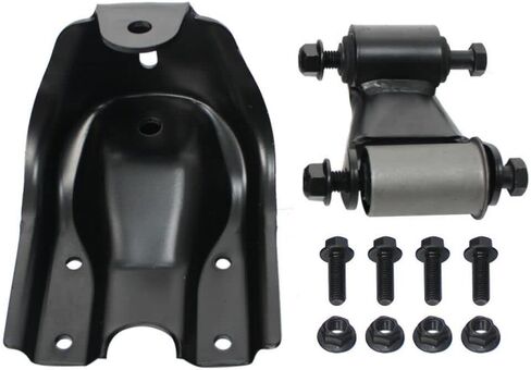 Rear Leaf Spring Shackle Hanger Bracket Pair Compatible with 1988–1997 Chevy/GMC C1500 C2500 – Replaces 722-102 in Saudi Arabia