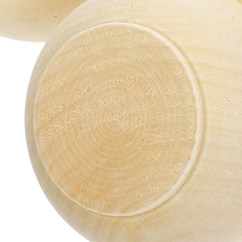 jojofuny 10Pcs Small Wooden Bowls for DIY Crafting Unfinished Wood Bowls for Painting and Drawing Smooth Wood Craft Material for Creative Decoration and Handmade Projects in Kuwait