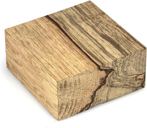 Black Limba 4" x 4" x 2" Kiln-Dried Hardwood Bowl Blank for Handcrafted Projects by Exotic Wood Zone in Saudi Arabia