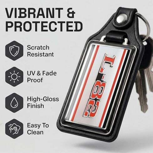Brotherhood Car Key Chain for Corvette - Classic Models Keychain for Men and Women Gift Key Ring Key Chain - L-82-73-79 in Kuwait