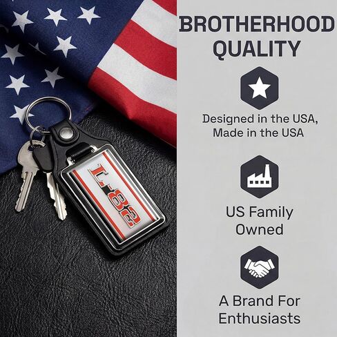 Brotherhood Car Key Chain for Corvette - Classic Models Keychain for Men and Women Gift Key Ring Key Chain - L-82-73-79 in Kuwait