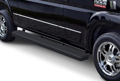 Tuxtreme Running Boards 6in Matte Black Compatible with Ram ProMaster 2014-2026 Full Size Van 118 inches Wheelbase 3 Door Only Stainless Steel (Nerf Bars Side Steps Side Bars) in Saudi Arabia