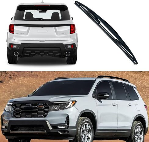 Rear wiper blade For Honda Passport 2019 2020 2021 2022 2023 2024 2025 EX-L Elite TrailSport Sport Touring Black Edition Rear back windshield wiper blade in Kuwait