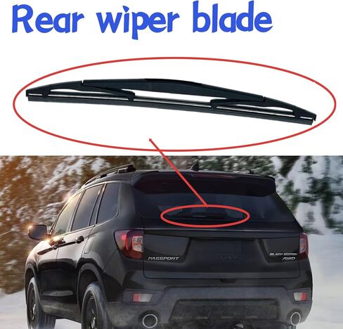 Rear wiper blade For Honda Passport 2019 2020 2021 2022 2023 2024 2025 EX-L Elite TrailSport Sport Touring Black Edition Rear back windshield wiper blade in Kuwait