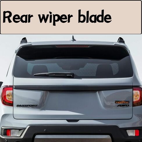 Rear wiper blade For Honda Passport 2019 2020 2021 2022 2023 2024 2025 EX-L Elite TrailSport Sport Touring Black Edition Rear back windshield wiper blade in Kuwait