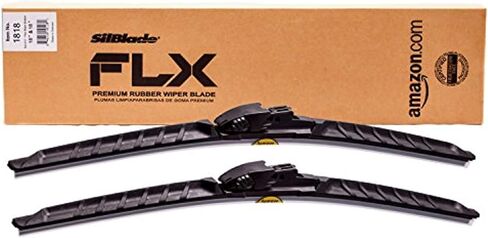 SilBlade FLX 2416 Premium Beam Wiper Blade Set - 24"/16" | Fits various models of Acura, Chevrolet, Ford, Honda, Hyundai, Kia, Lexus, Mitsubishi, Ram, Saturn, Scion, Subaru, Toyota in Saudi Arabia