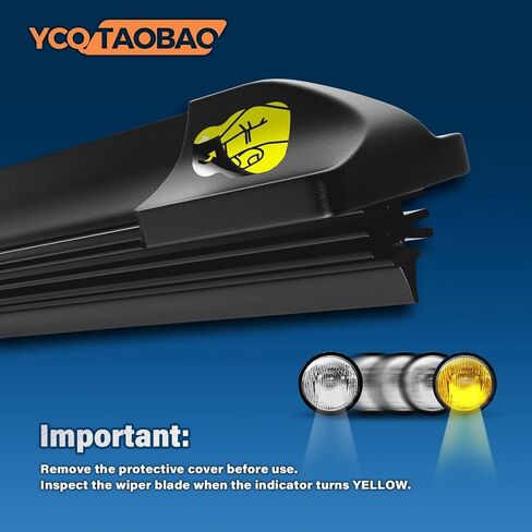 Wiper Blade Front 1PC Compatible with Kalmar Ottawa 4 X 2 2007-2016 Compatible with Kalmar Ottawa 6 X 4 2007-2016 Compatible with Kalmar YT30 2006-2007 Compatible with Kalmar YT50 2006-2007 in Kuwait