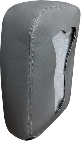 Car Center Console Seat Armrest Cover Replacement Zipper Design Compatible with Chevy Compatible with GMC Models 2007 2008 2009 2010 2011 2012 2013 2014, Dark Gray in Kuwait