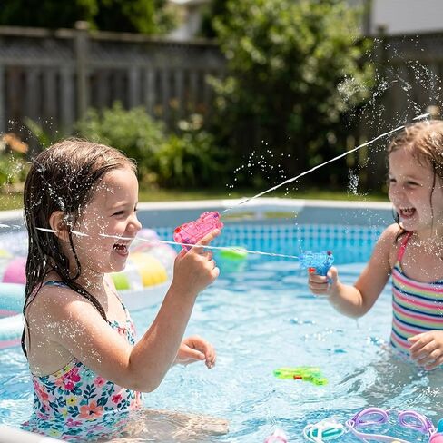 FOIMAS 12 Pack Mini Water Guns,Transparent Squirt Water Gun Soaker for Kids Summer Pool Beach Water Battle Activities Outdoor Backyard in Kuwait