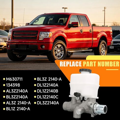 M630711 Brake Master Cylinder with Reservoir and Cap Compatible with Ford F-150 2010-2013 Expedition 2010-2014 Lincoln Navigator 2010-2014 Replace AL3Z2140A in Saudi Arabia