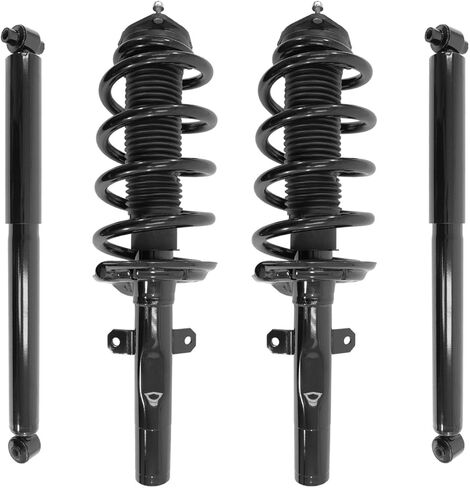 COMPLETESTRUTS - مجموعات دعامة أمامية كاملة سريعة مع نوابض لولبية واستبدال ممتص الصدمات الخلفي لسيارة Ford Transit-350 2015-2020 - مجموعة من 4 in Kuwait