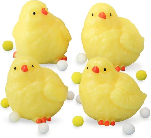 6 PCS Taba Squishy Chicken Toys with Henhouse, Handmade Ultra Soft Chick Squishy Fidget Toys, Sticky Taba Squishies for Kids & Adults Stress Relief in Saudi Arabia