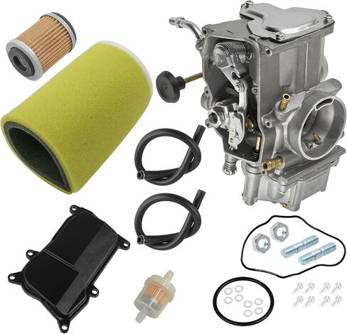 طقم فلتر هواء ومكربن ​​كالتريك متوافق مع Yamaha Big Bear 350 YFM350FW 4x4 1987-1999 / Big Bear 350 YFM350U 2x4 1996-1999 in Kuwait