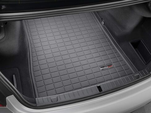 WeatherTech بطانة صندوق السيارة لسيارة BMW 750i، M760i، Alpina B7 - صندوق السيارة (40864)، أسود in Kuwait
